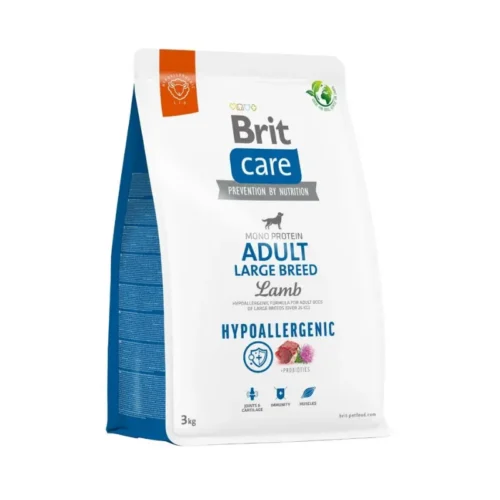 Brit adult large hypoellergen lamb Felnőtt nagytestű kutya hipoallergén száraztáp bárányos ízesítéssel 3 kg
