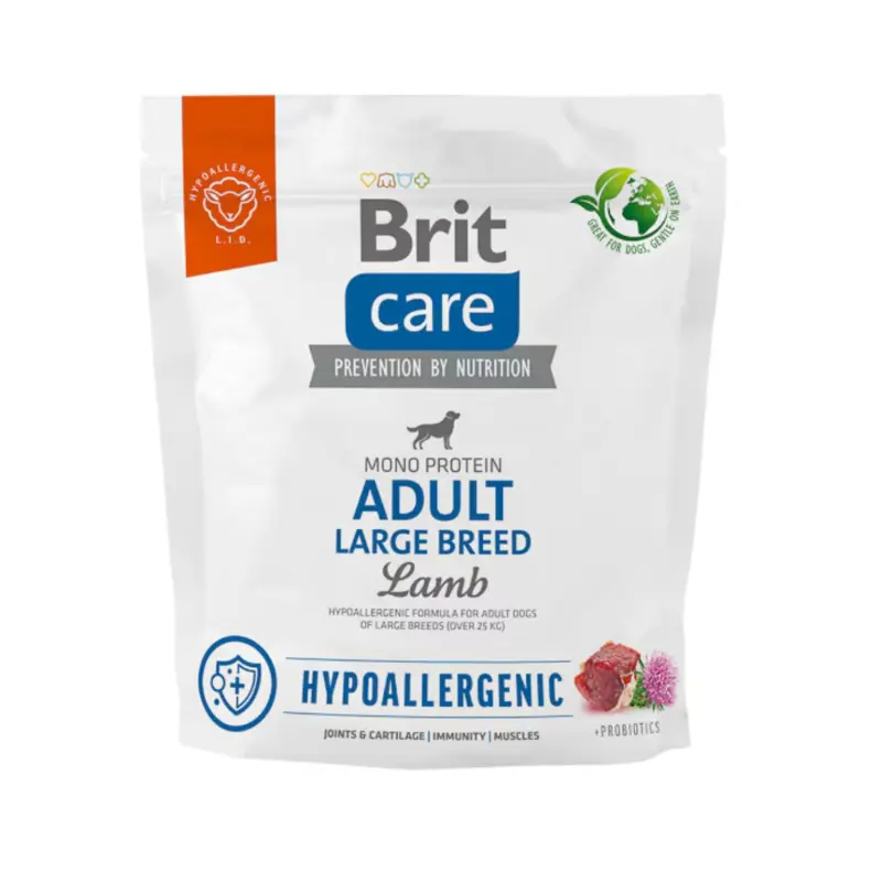 Brit large adult lamb Nagytestű felnőttkutya száraztáp bárányos ízesítéssel 1kg