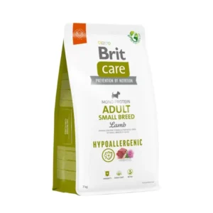 Brit_Care Hipoallergén kistestű felnőttkutya száraztáp bárány ízesítéssel 7 kg