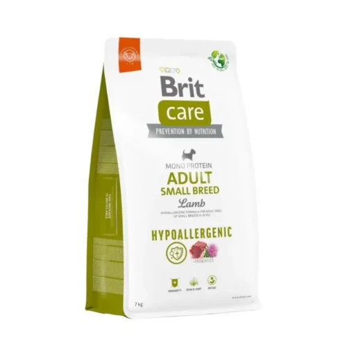 Brit_Care Hipoallergén kistestű felnőttkutya száraztáp bárány ízesítéssel 7 kg