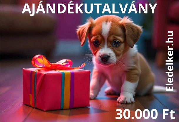 30000 Ft ajándékutalvány kép eledelker.hu